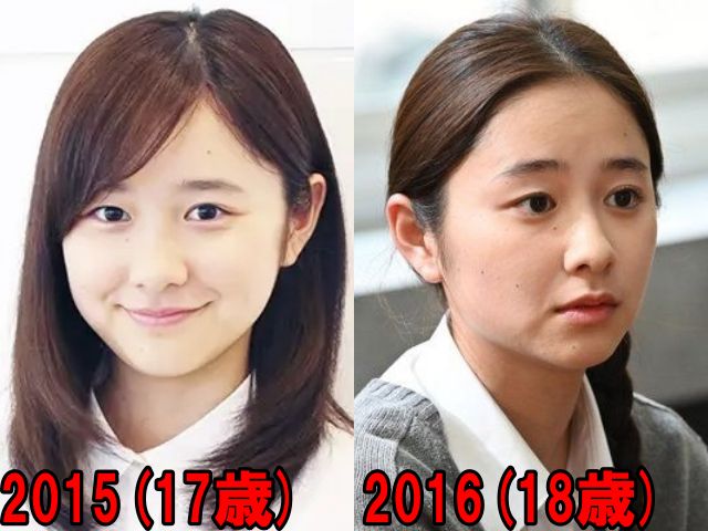 堀田真由の2015年と2016年の画像