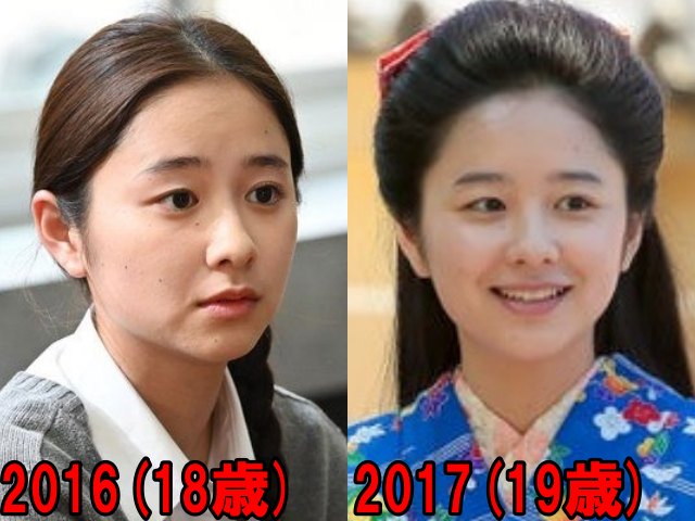 堀田真由の2016年と2017年の画像