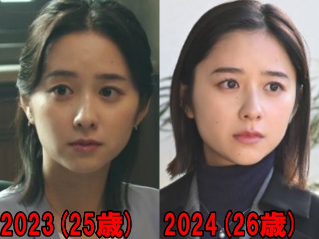 堀田真由の2023年と2024年の画像