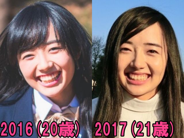 森田望智の2016年と2017年の画像