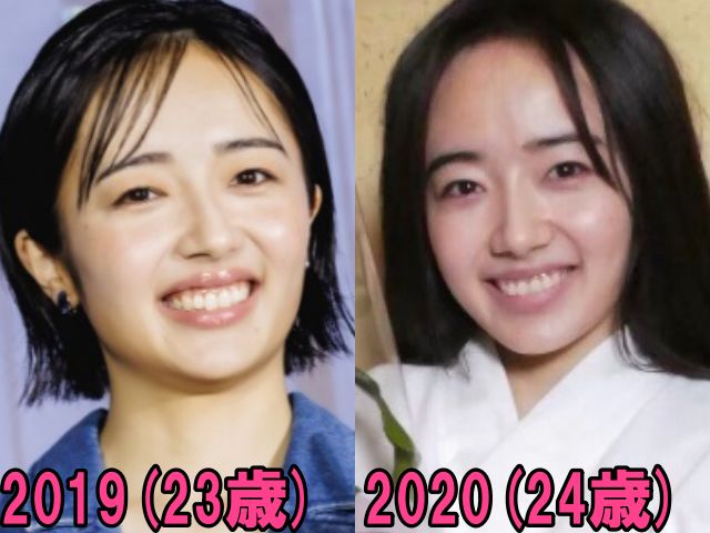 森田望智の2019年と2020年の画像