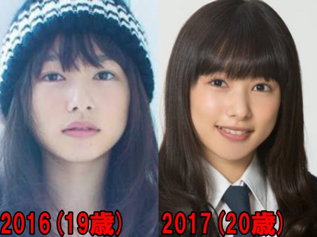 桜井日奈子の2016年と2017年の画像