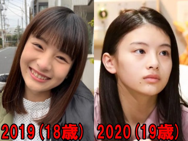 出口夏希の2019年と2020年の画像