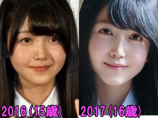 久保史緒里の2016年と2017年の画像