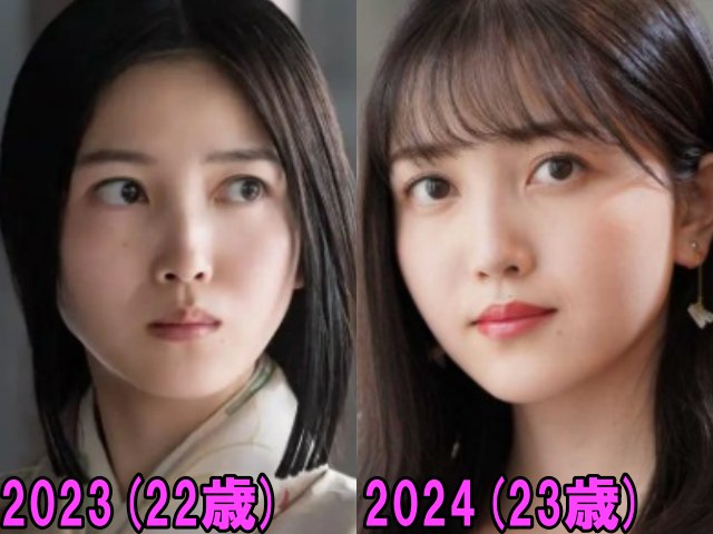 久保史緒里の2023年と2024年の画像