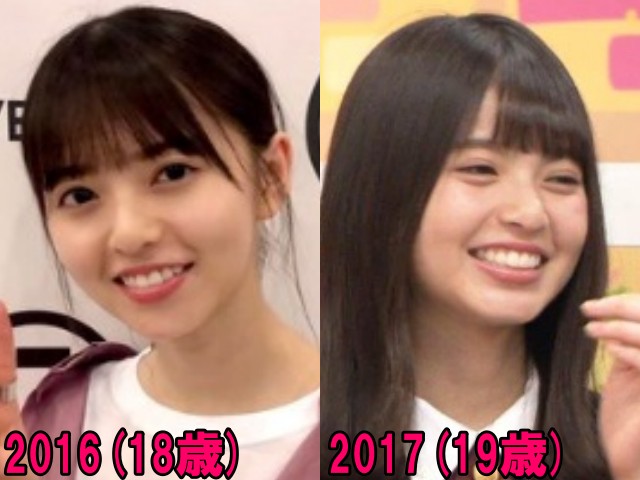 齋藤飛鳥の2016年と2017年の画像