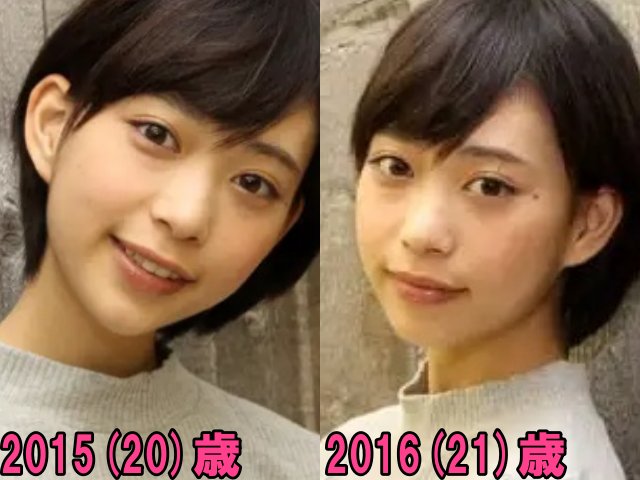 森川葵の2015年と2016年の画像