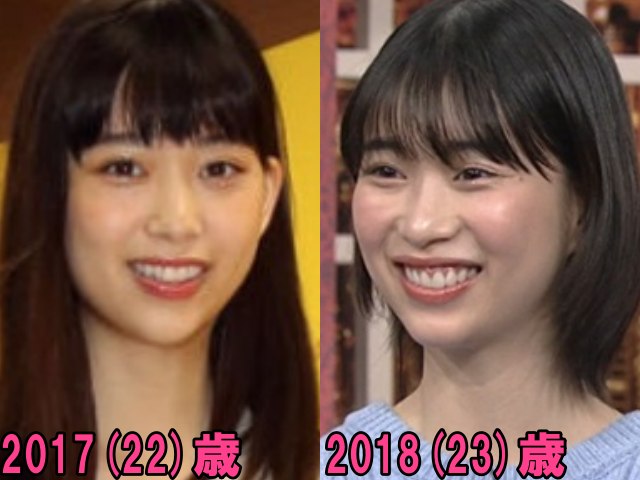 森川葵の2017年と2018年の画像