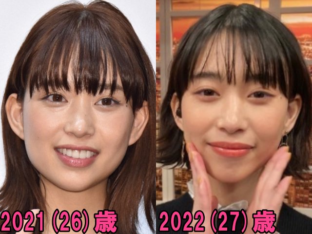 森川葵の2021年と2022年の画像