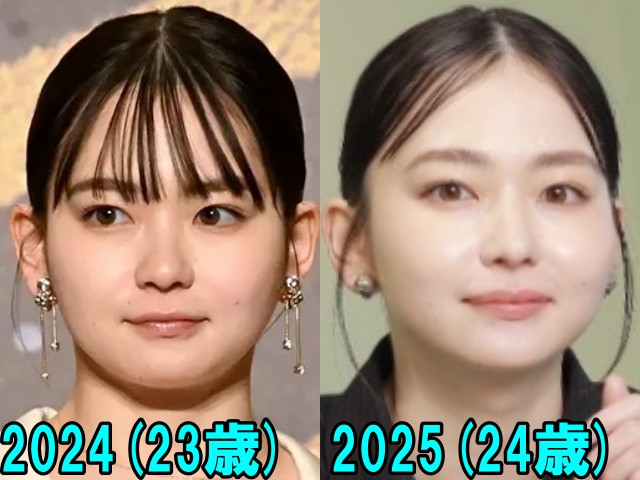 山田杏奈の2024年と2025年の画像