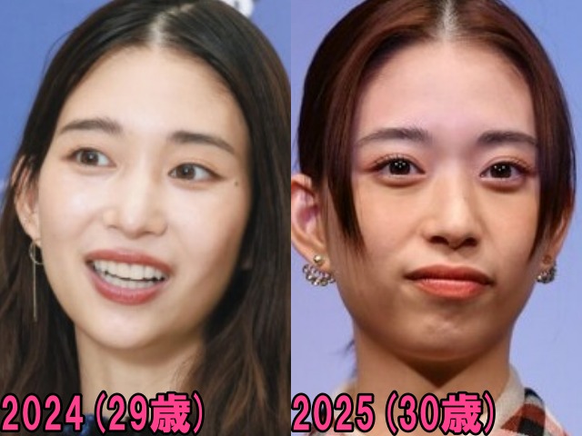 森川葵の2024年と2025年の画像
