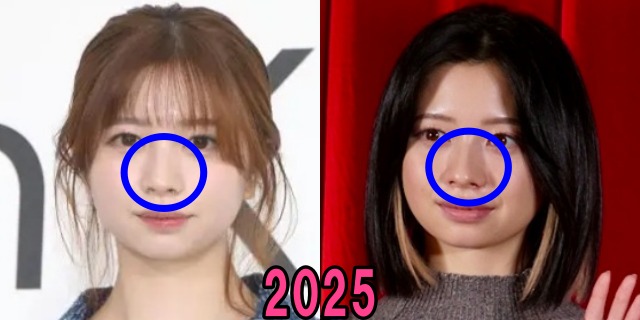 桜田ひよりの2025年の鼻の画像
