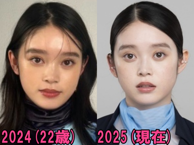 高石あかりの2024年と2025年の画像