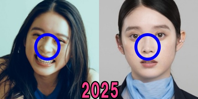 高石あかりの2025年の鼻の画像