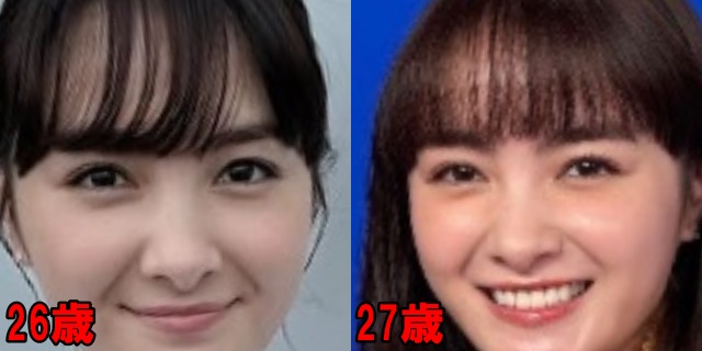 葵わかなの26歳と27歳の目の画像