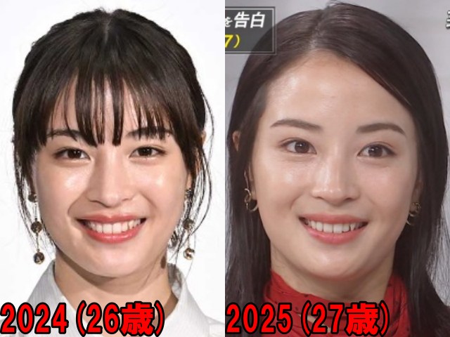 広瀬すずの26歳と27歳の画像