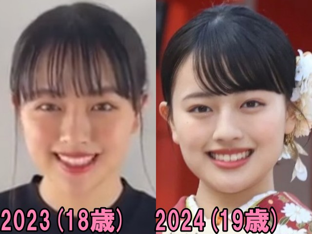 上坂樹里の2023年と2024年の画像