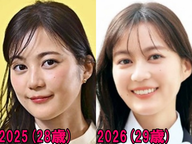 生田絵梨花の2025年と2026年の画像